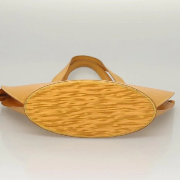 LOUIS VUITTON Epi Saint Jacques Hand Bag Yellow M52279 LV Auth BA2025 - Picture 10 of 15